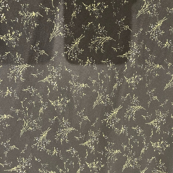 MIDI slip dress black with subtle flower print - Picture 2 of 3